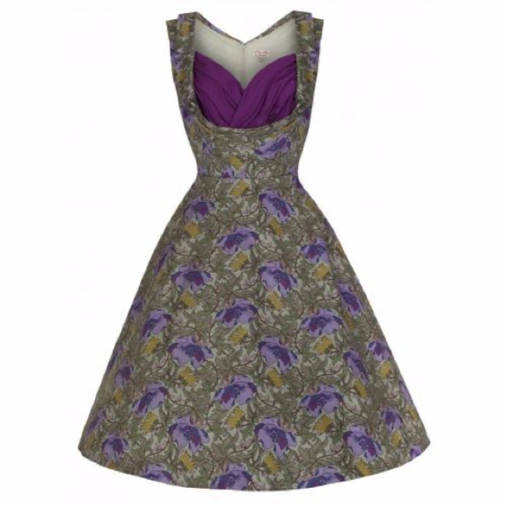 Lindy Bop Ophelia Romantic Floral 50’s Style Dress